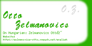 otto zelmanovics business card